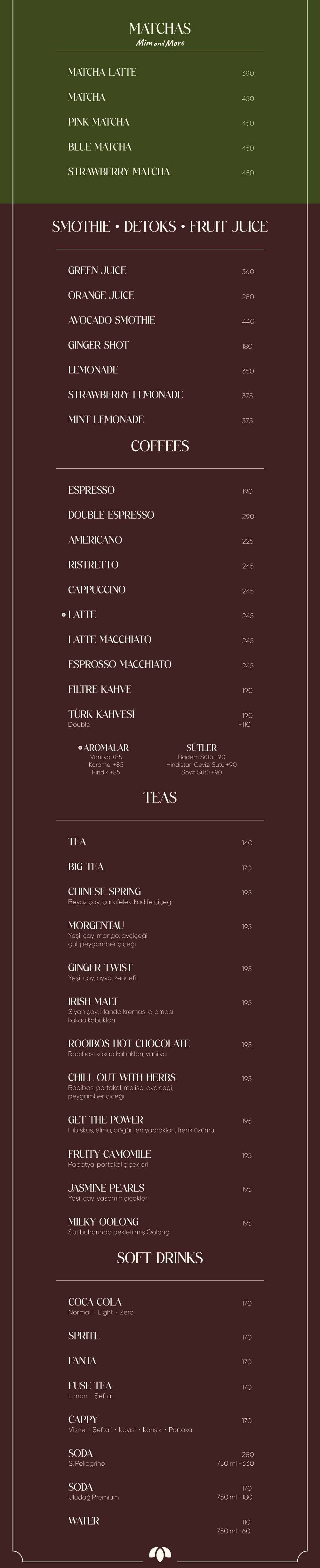 Menu Sayfa 2
